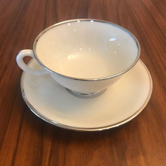 Lenox Montclair Footed Cup  and Saucer - Picture 2 of 5